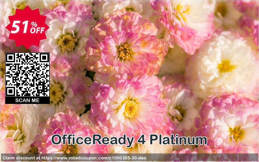 OfficeReady 4 Platinum Coupon, discount 30% OFF OfficeReady 4 Platinum, verified. Promotion: Amazing promo code of OfficeReady 4 Platinum, tested & approved