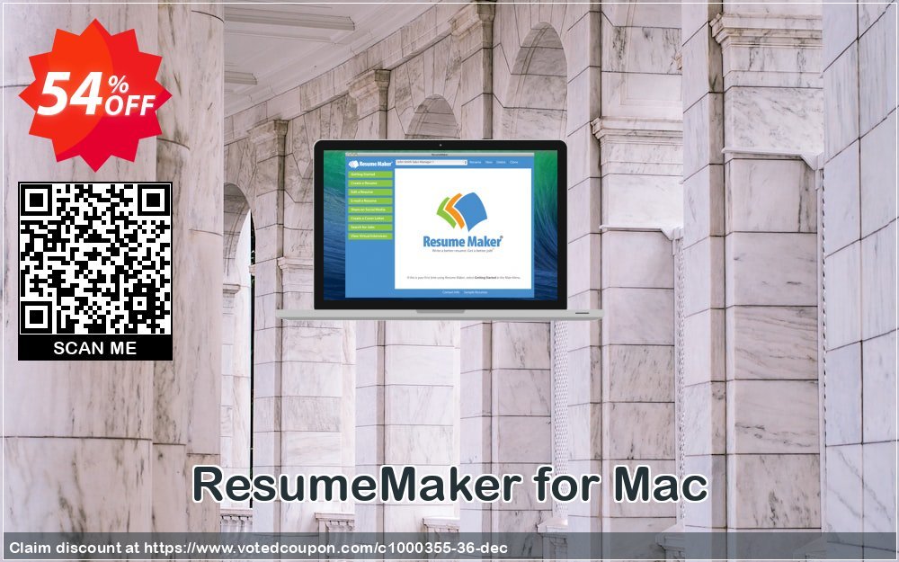 ResumeMaker for MAC Coupon, discount 30% OFF ResumeMaker for Mac, verified. Promotion: Amazing promo code of ResumeMaker for Mac, tested & approved