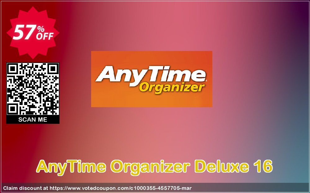 AnyTime Organizer Deluxe 16 Coupon Code Apr 2024, 57% OFF - VotedCoupon