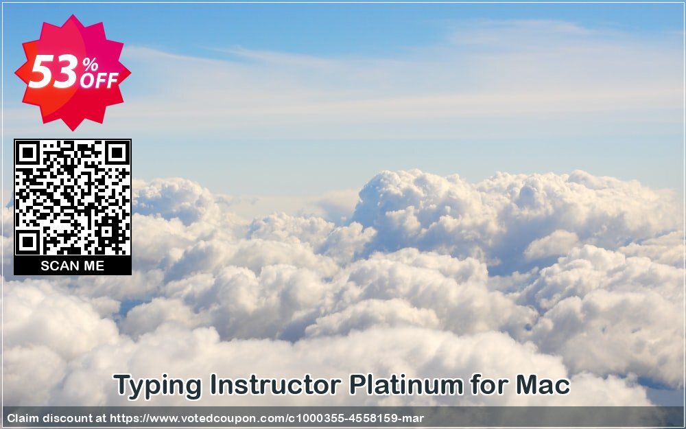 Typing Instructor Platinum for MAC Coupon, discount Black Friday & Cyber Monday Are Here!. Promotion: stunning offer code of Typing Instructor Platinum - Mac 2024