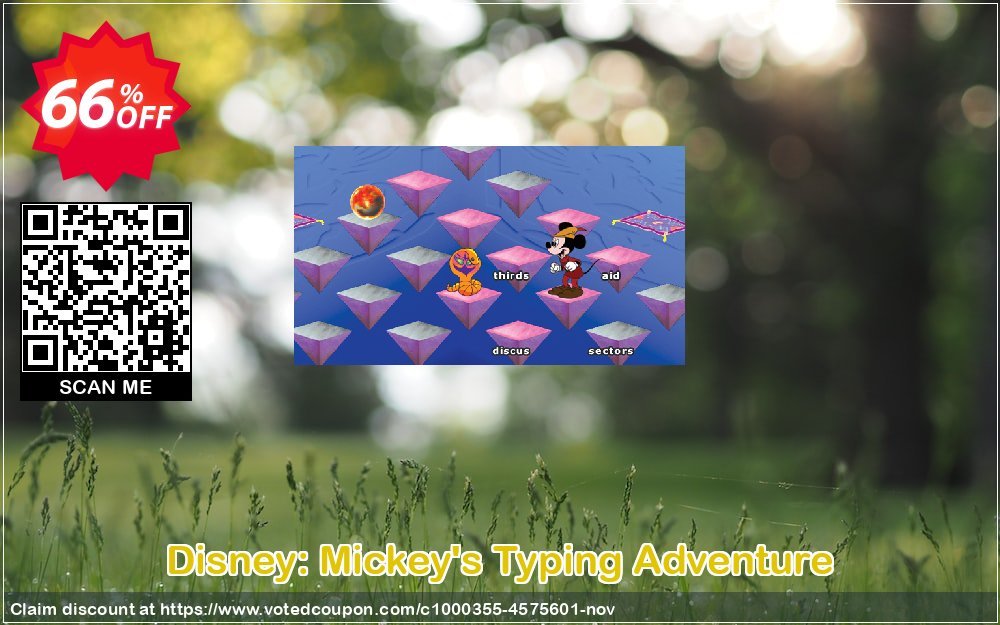 Disney: Mickey's Typing Adventure Coupon, discount 58% OFF Disney: Mickey's Typing Adventure, verified. Promotion: Amazing promo code of Disney: Mickey's Typing Adventure, tested & approved