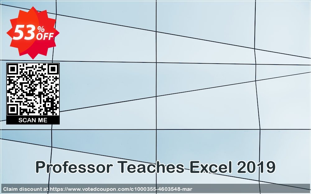 Professor Teaches Excel 2019 Coupon, discount Professor Teaches Excel 2013 wondrous discount code 2024. Promotion: wondrous discount code of Professor Teaches Excel 2013 2024