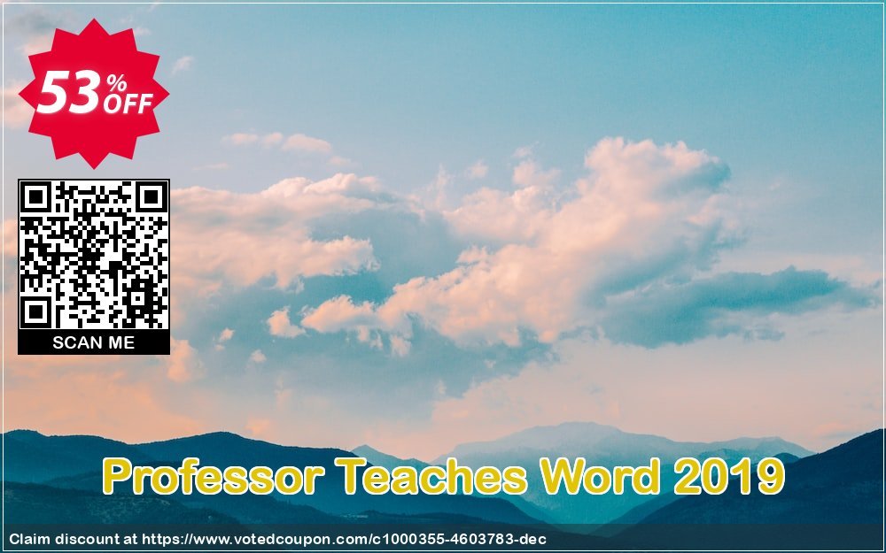 Professor Teaches Word 2019 Coupon, discount Professor Teaches Word 2013 best sales code 2023. Promotion: best sales code of Professor Teaches Word 2013 2023