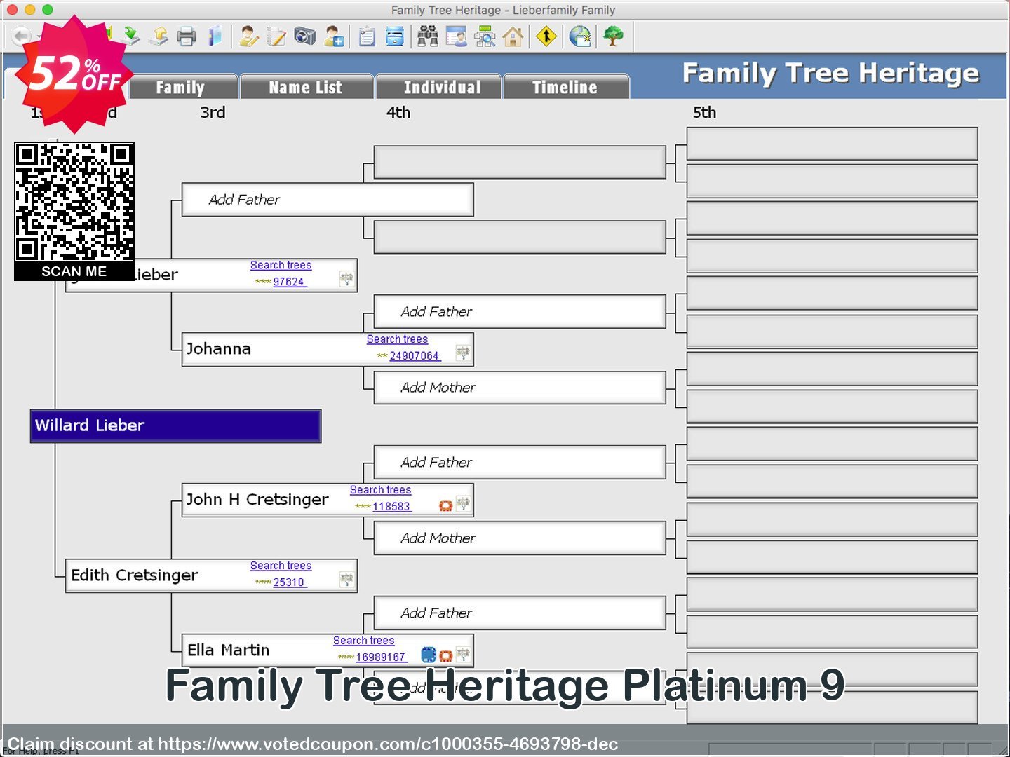 Family Tree Heritage Platinum 9 Coupon, discount HOLIDAY2023: Save 40% Sitewide!. Promotion: marvelous discount code of Family Tree Heritage™ Platinum 9 2023