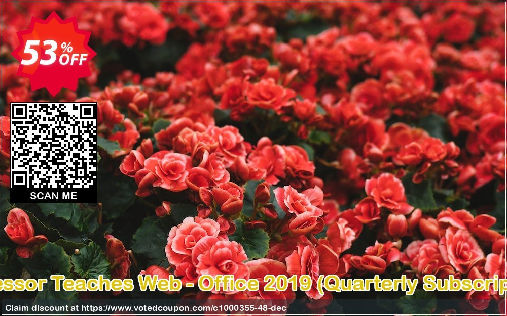 Professor Teaches Web - Office 2019, Quarterly Subscription  Coupon Code Apr 2024, 53% OFF - VotedCoupon