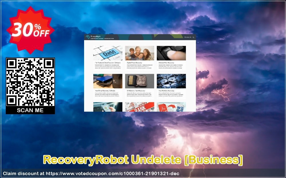 RecoveryRobot Undelete /Business/ Coupon, discount RecoveryRobot Undelete [Business] amazing sales code 2023. Promotion: amazing sales code of RecoveryRobot Undelete [Business] 2023