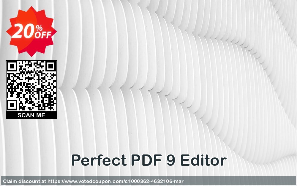 Perfect PDF 9 Editor Coupon, discount Affiliate Promotion. Promotion: staggering sales code of Perfect PDF 9 Editor 2024