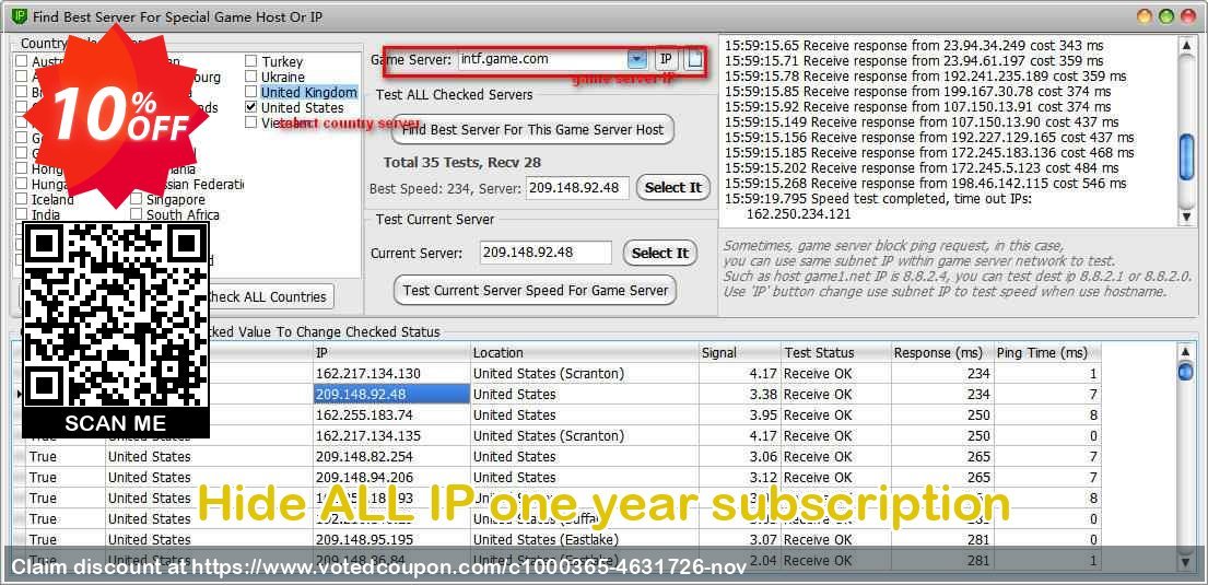 Hide ALL IP one year subscription Coupon, discount Hide ALL IP one year subscription amazing promotions code 2023. Promotion: amazing promotions code of Hide ALL IP one year subscription 2023