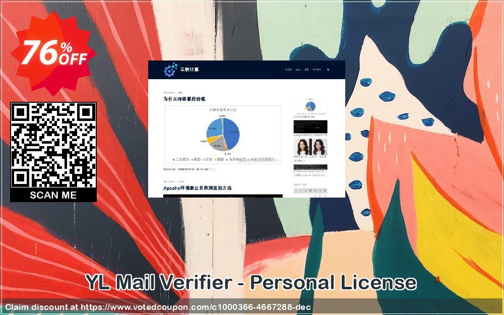 YL Mail Verifier - Personal Plan Coupon, discount YL Mail Verifier - Personal License big sales code 2023. Promotion: big sales code of YL Mail Verifier - Personal License 2023