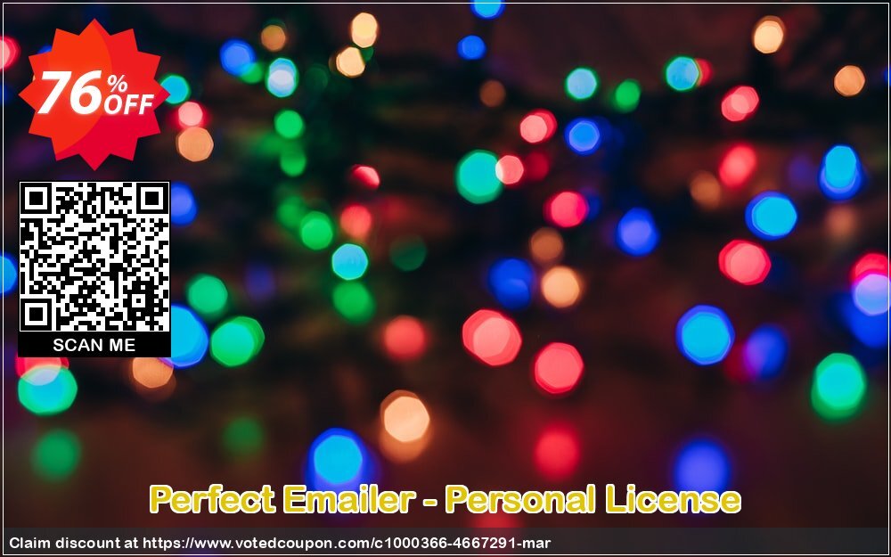 Perfect Emailer - Personal Plan Coupon, discount Perfect Emailer - Personal License exclusive discount code 2024. Promotion: exclusive discount code of Perfect Emailer - Personal License 2024