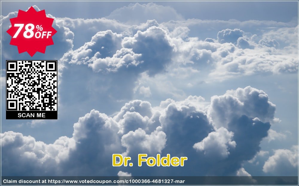 Dr. Folder Coupon, discount Dr. Folder(Lifetime/1 PC) imposing promo code 2024. Promotion: imposing promo code of Dr. Folder(Lifetime/1 PC) 2024