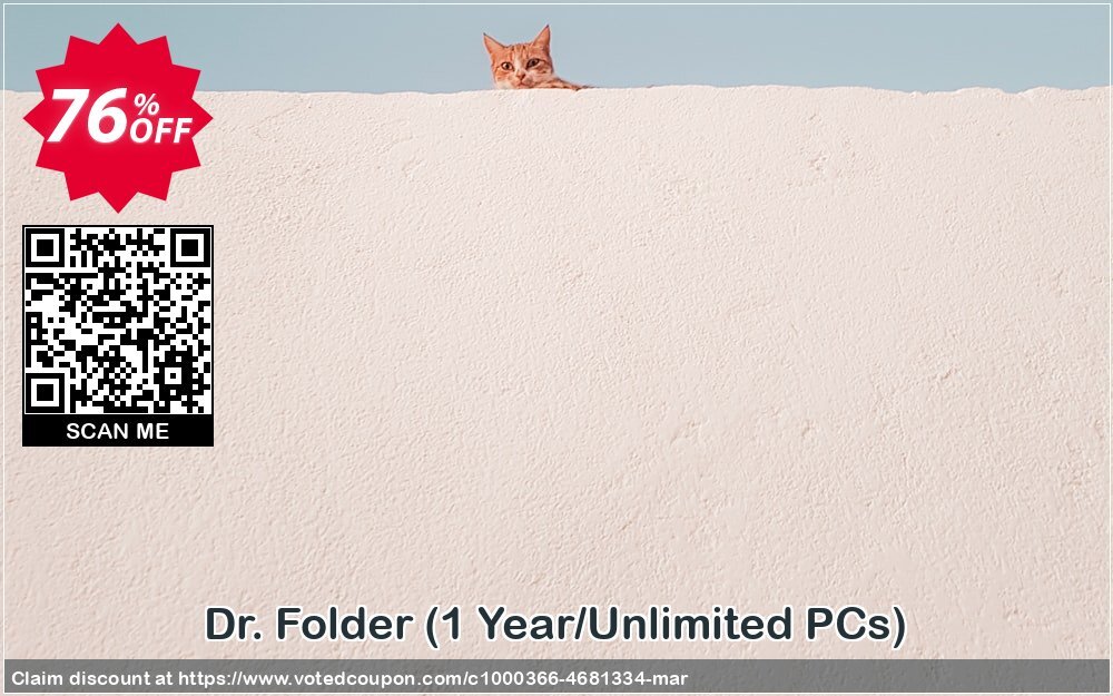 Dr. Folder, Yearly/Unlimited PCs  Coupon, discount Dr. Folder(1 Year/Unlimited PCs) marvelous promo code 2024. Promotion: marvelous promo code of Dr. Folder(1 Year/Unlimited PCs) 2024