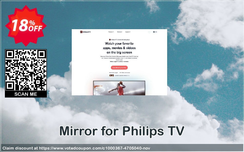 Mirror for Philips TV Coupon, discount Mirror for Philips TV stirring offer code 2023. Promotion: stirring offer code of Mirror for Philips TV 2023