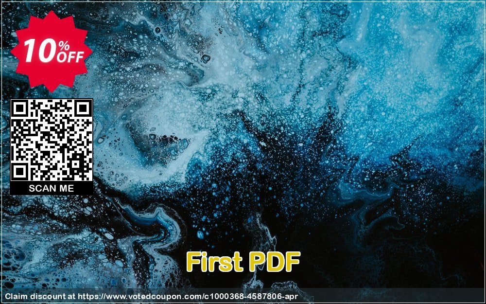 First PDF Coupon, discount First PDF stunning promo code 2024. Promotion: stunning promo code of First PDF 2024