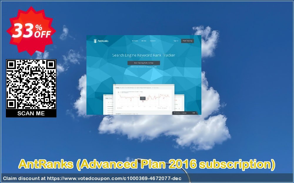 AntRanks, Advanced Plan 2016 subscription  Coupon, discount AntRanks (Advanced Plan 2016 subscription) amazing offer code 2023. Promotion: amazing offer code of AntRanks (Advanced Plan 2016 subscription) 2023