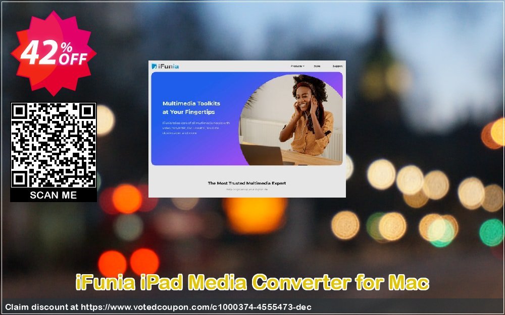 iFunia iPad Media Converter for MAC Coupon, discount iFunia iPad Media Converter for Mac formidable promo code 2023. Promotion: formidable promo code of iFunia iPad Media Converter for Mac 2023