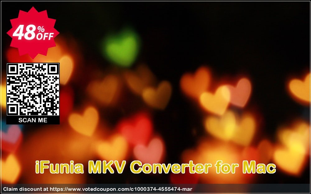 iFunia MKV Converter for MAC Coupon, discount iFunia MKV Converter for Mac fearsome discounts code 2024. Promotion: fearsome discounts code of iFunia MKV Converter for Mac 2024