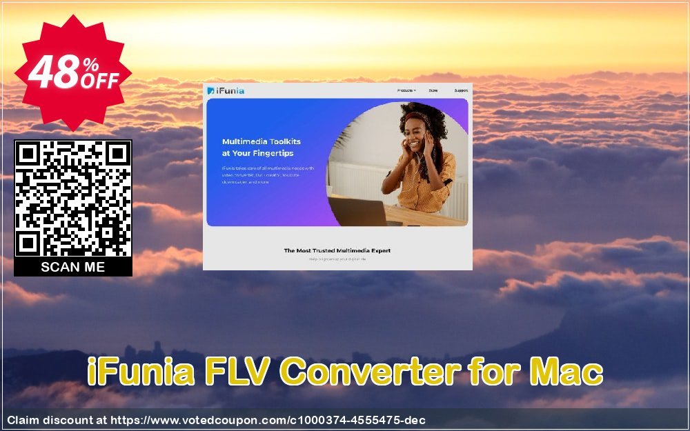iFunia FLV Converter for MAC Coupon, discount iFunia FLV Converter for Mac dreaded promotions code 2023. Promotion: dreaded promotions code of iFunia FLV Converter for Mac 2023
