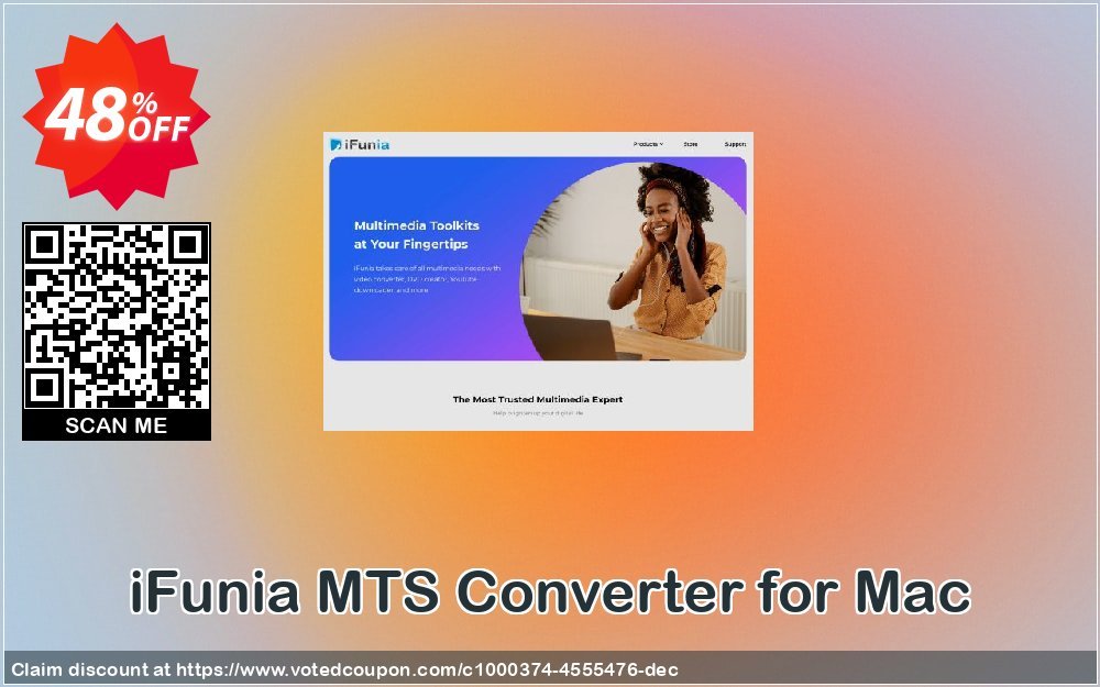 iFunia MTS Converter for MAC Coupon Code May 2024, 48% OFF - VotedCoupon