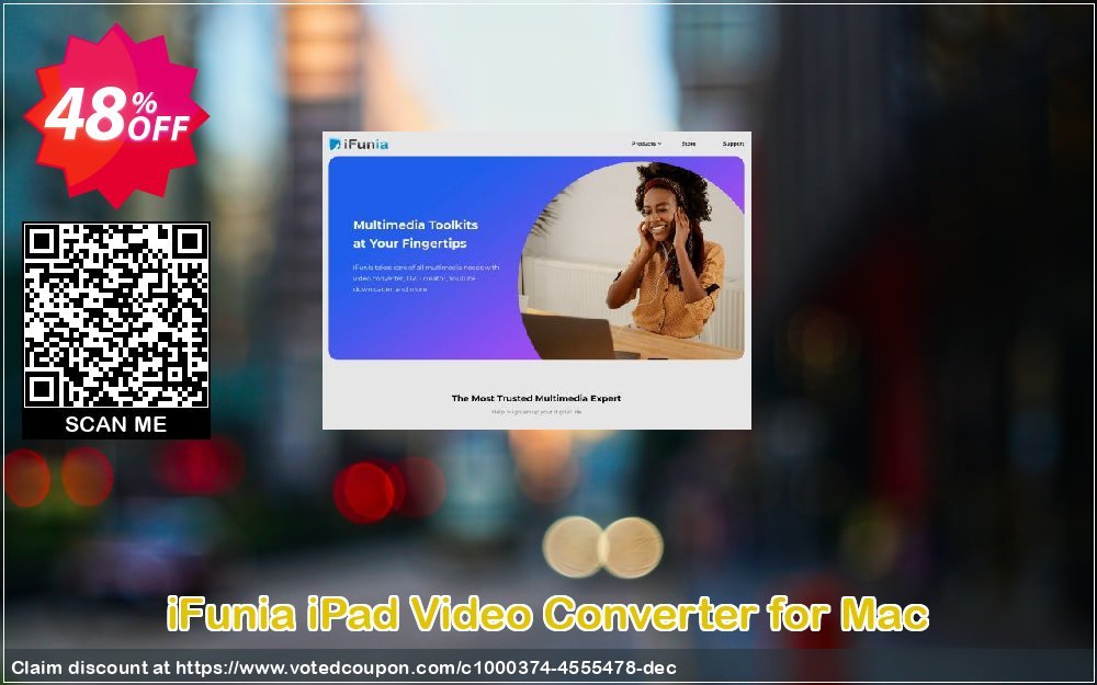 iFunia iPad Video Converter for MAC Coupon Code May 2024, 48% OFF - VotedCoupon