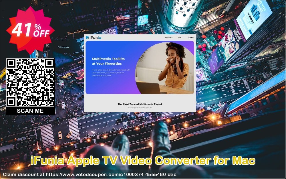 iFunia Apple TV Video Converter for MAC Coupon Code May 2024, 41% OFF - VotedCoupon