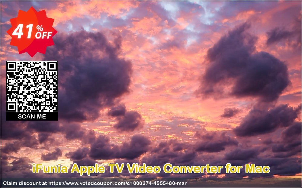 iFunia Apple TV Video Converter for MAC Coupon Code Apr 2024, 41% OFF - VotedCoupon