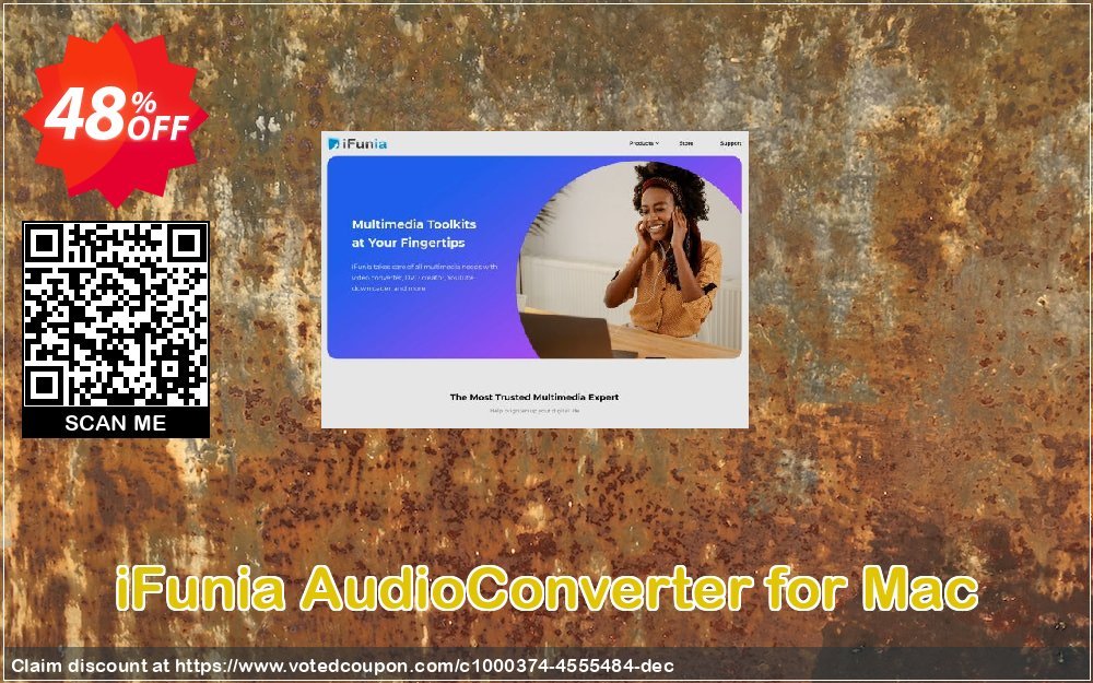 iFunia AudioConverter for MAC Coupon, discount iFunia AudioConverter for Mac big deals code 2024. Promotion: big deals code of iFunia AudioConverter for Mac 2024