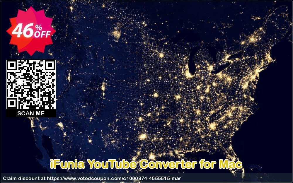 iFunia YouTube Converter for MAC Coupon, discount iFunia YouTube Converter for Mac staggering promo code 2024. Promotion: staggering promo code of iFunia YouTube Converter for Mac 2024