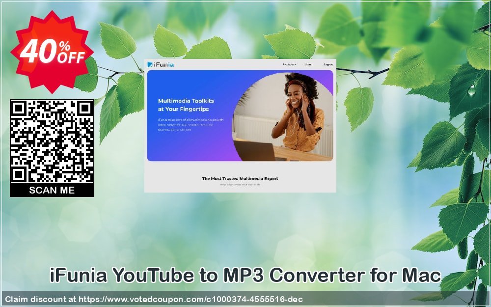 iFunia YouTube to MP3 Converter for MAC Coupon Code Apr 2024, 40% OFF - VotedCoupon