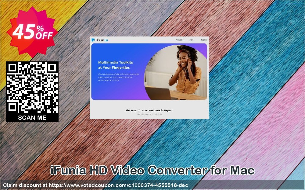 iFunia HD Video Converter for MAC Coupon, discount iFunia HD Video Converter for Mac impressive sales code 2023. Promotion: impressive sales code of iFunia HD Video Converter for Mac 2023