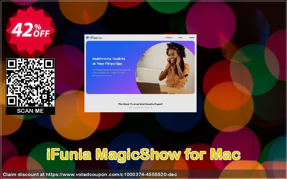 iFunia MagicShow for MAC Coupon, discount iFunia MagicShow for Mac fearsome offer code 2023. Promotion: fearsome offer code of iFunia MagicShow for Mac 2023