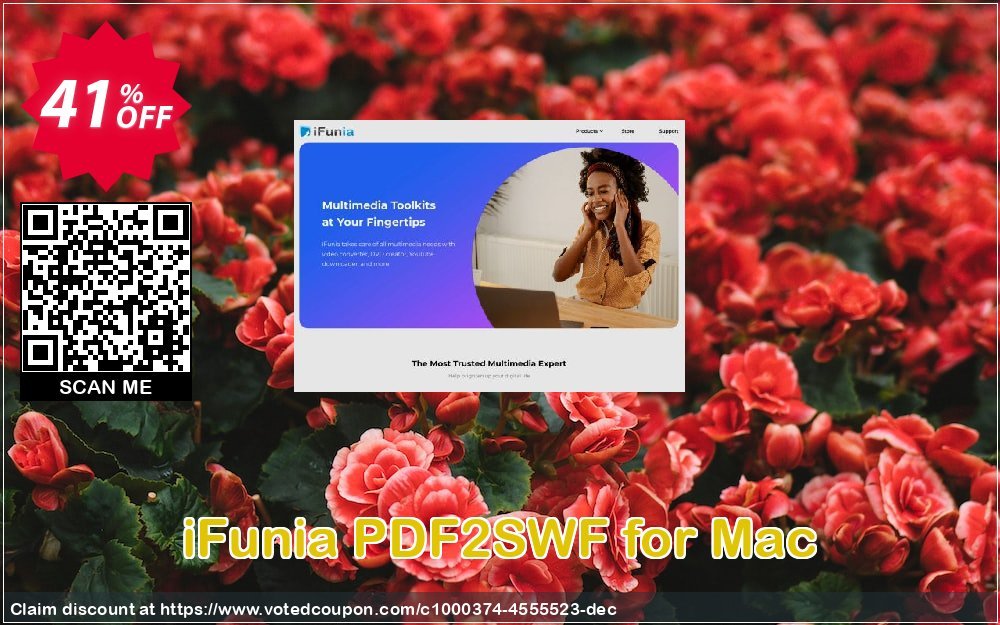 iFunia PDF2SWF for MAC Coupon, discount iFunia PDF2SWF for Mac marvelous discounts code 2023. Promotion: marvelous discounts code of iFunia PDF2SWF for Mac 2023