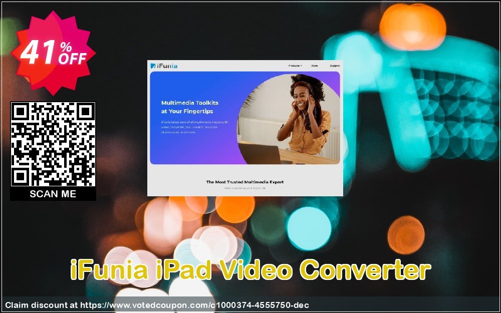 iFunia iPad Video Converter Coupon, discount iFunia iPad Video Converter fearsome deals code 2023. Promotion: fearsome deals code of iFunia iPad Video Converter 2023