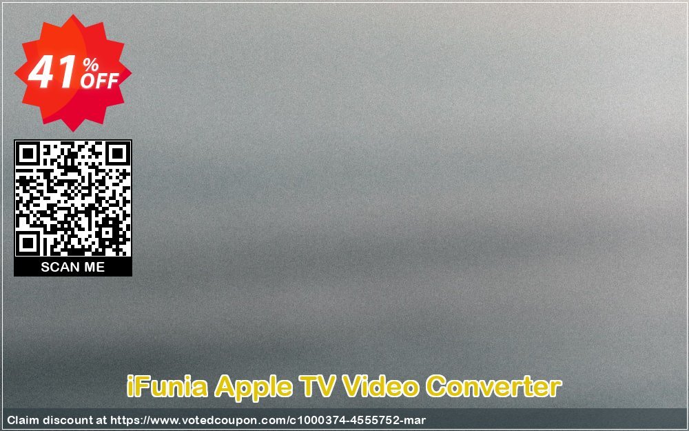 iFunia Apple TV Video Converter Coupon, discount iFunia Apple TV Video Converter excellent discount code 2024. Promotion: excellent discount code of iFunia Apple TV Video Converter 2024