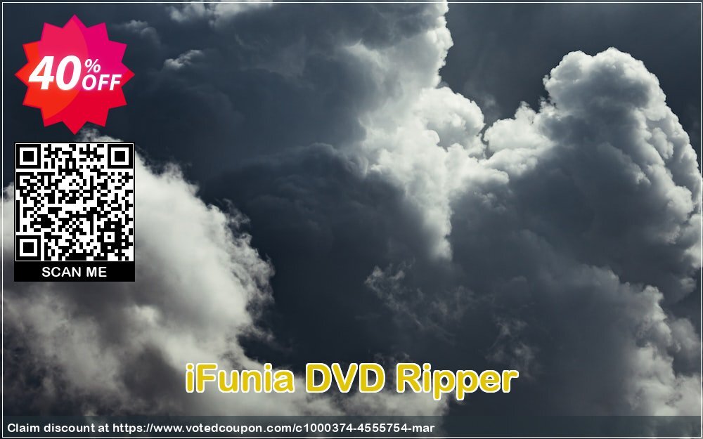 iFunia DVD Ripper Coupon, discount iFunia DVD Ripper wondrous discounts code 2024. Promotion: wondrous discounts code of iFunia DVD Ripper 2024