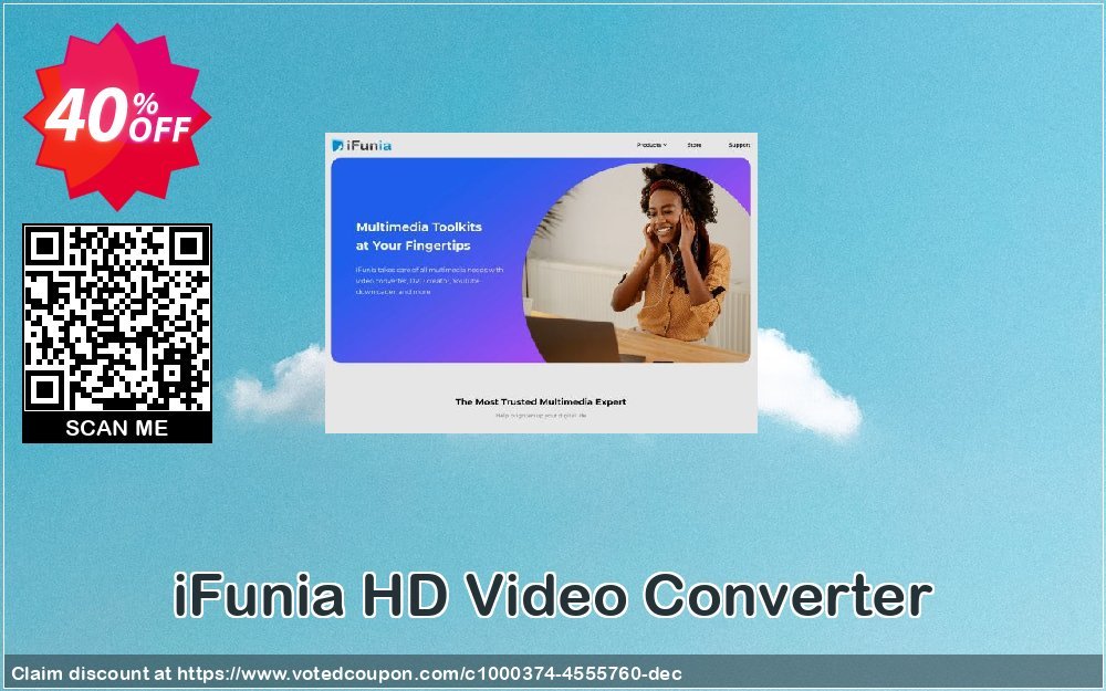 iFunia HD Video Converter Coupon, discount iFunia HD Video Converter big promo code 2023. Promotion: big promo code of iFunia HD Video Converter 2023