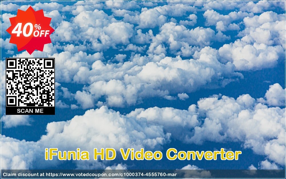 iFunia HD Video Converter Coupon, discount iFunia HD Video Converter big promo code 2024. Promotion: big promo code of iFunia HD Video Converter 2024