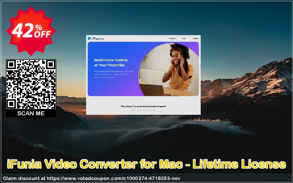 iFunia Video Converter for MAC - Lifetime Plan Coupon, discount iFunia Video Converter for Mac - Lifetime License Hottest offer code 2023. Promotion: Hottest offer code of iFunia Video Converter for Mac - Lifetime License 2023