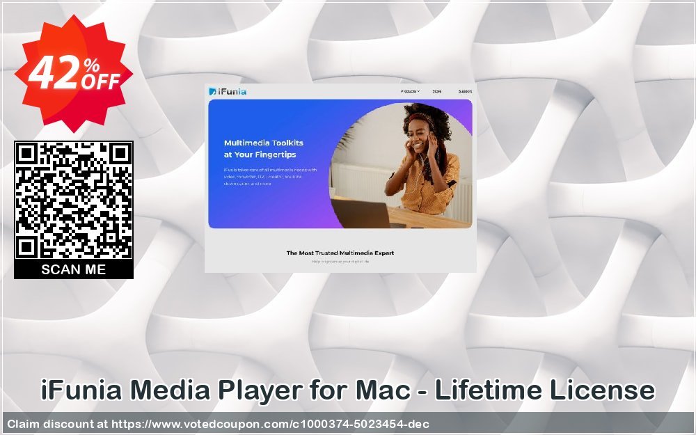 iFunia Media Player for MAC - Lifetime Plan Coupon Code Apr 2024, 42% OFF - VotedCoupon