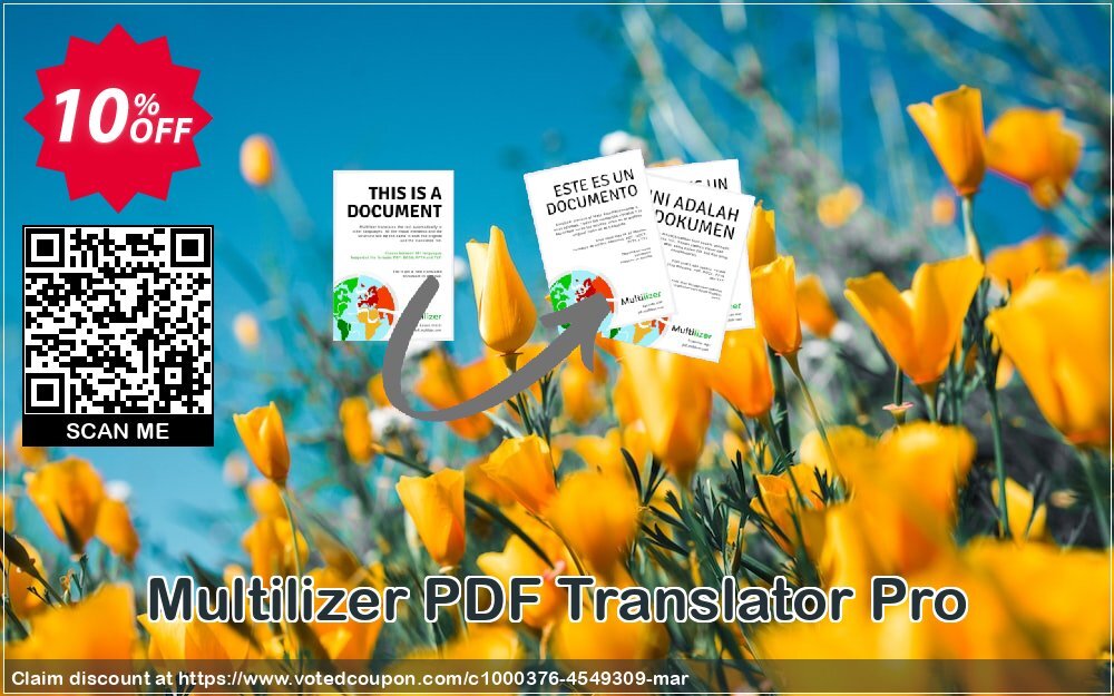 Multilizer PDF Translator Pro Coupon, discount Multilizer PDF Translator Pro formidable sales code 2024. Promotion: formidable sales code of Multilizer PDF Translator Pro 2024