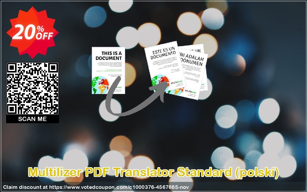 Multilizer PDF Translator Standard, polski  Coupon, discount Multilizer PDF Translator Standard (polski) dreaded offer code 2023. Promotion: dreaded offer code of Multilizer PDF Translator Standard (polski) 2023