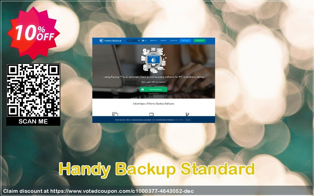 Handy Backup Standard Coupon, discount Handy Backup Standard stunning promotions code 2023. Promotion: stunning promotions code of Handy Backup Standard 2023