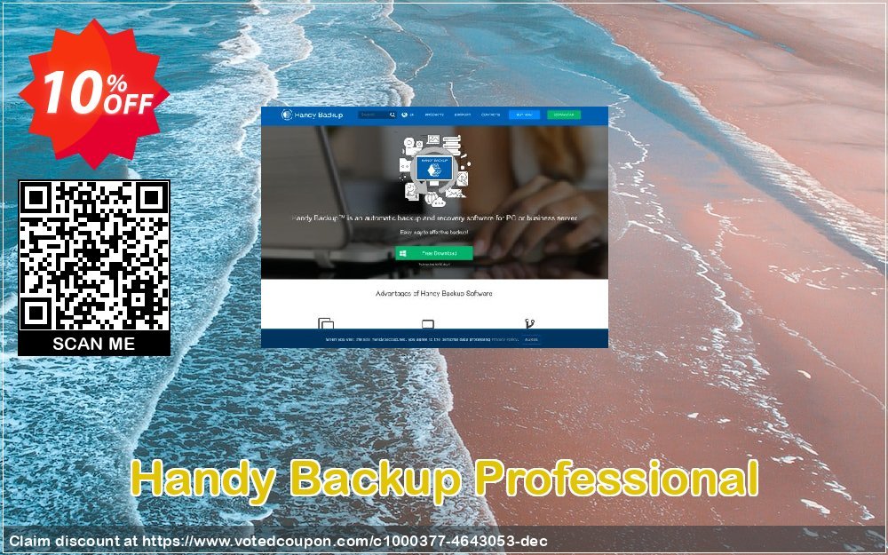 Handy Backup Professional Coupon, discount Handy Backup Professional staggering sales code 2023. Promotion: staggering sales code of Handy Backup Professional 2023