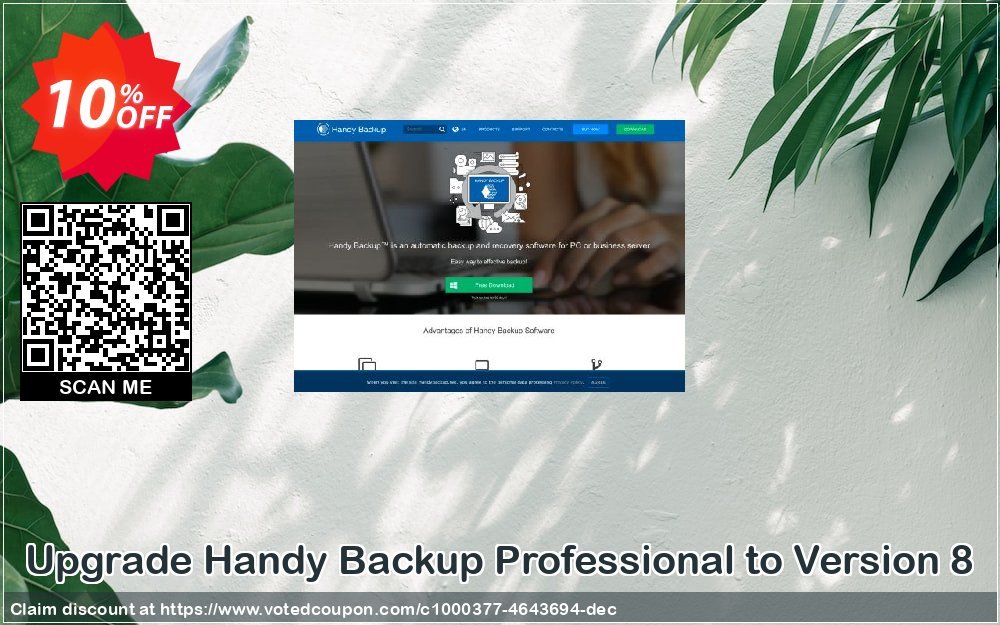 Upgrade Handy Backup Professional to Version 8 Coupon, discount Upgrade Handy Backup Professional to Version 8 wonderful promo code 2023. Promotion: wonderful promo code of Upgrade Handy Backup Professional to Version 8 2023