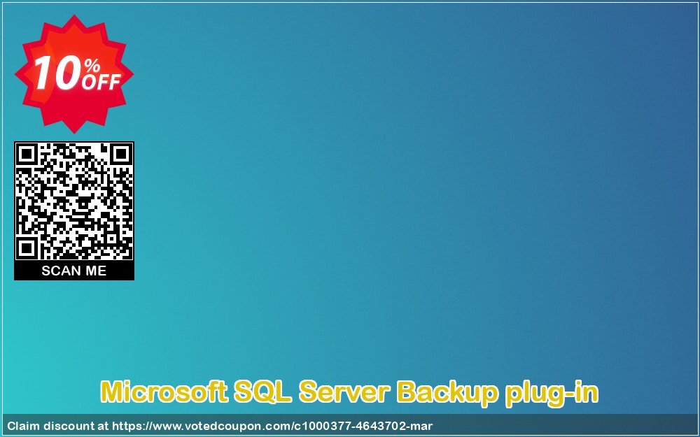 Microsoft SQL Server Backup plug-in Coupon Code May 2024, 10% OFF - VotedCoupon