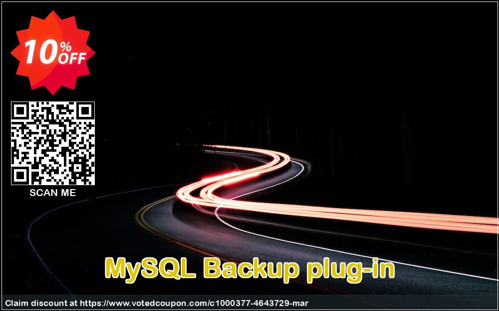 MySQL Backup plug-in Coupon, discount MySQL Backup plug-in wondrous promo code 2024. Promotion: wondrous promo code of MySQL Backup plug-in 2024