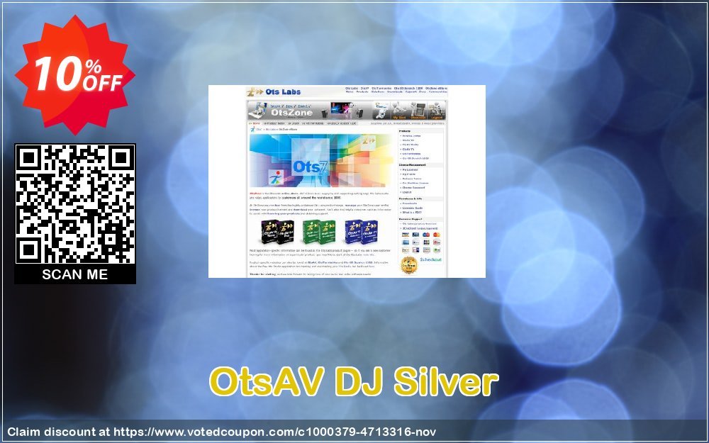 OtsAV DJ Silver Coupon, discount OtsAV DJ Silver amazing promo code 2024. Promotion: amazing promo code of OtsAV DJ Silver 2024