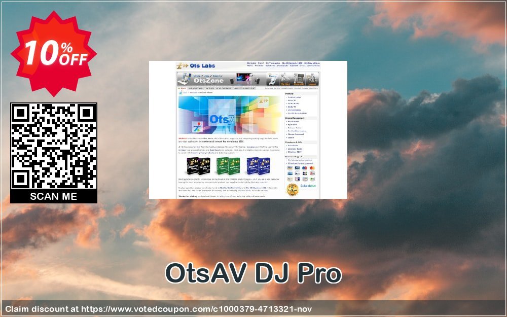 OtsAV DJ Pro Coupon, discount OtsAV DJ Pro impressive offer code 2024. Promotion: impressive offer code of OtsAV DJ Pro 2024