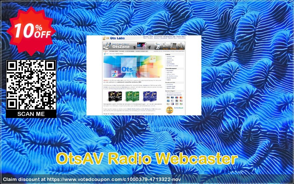 OtsAV Radio Webcaster Coupon, discount OtsAV Radio Webcaster formidable discount code 2024. Promotion: formidable discount code of OtsAV Radio Webcaster 2024