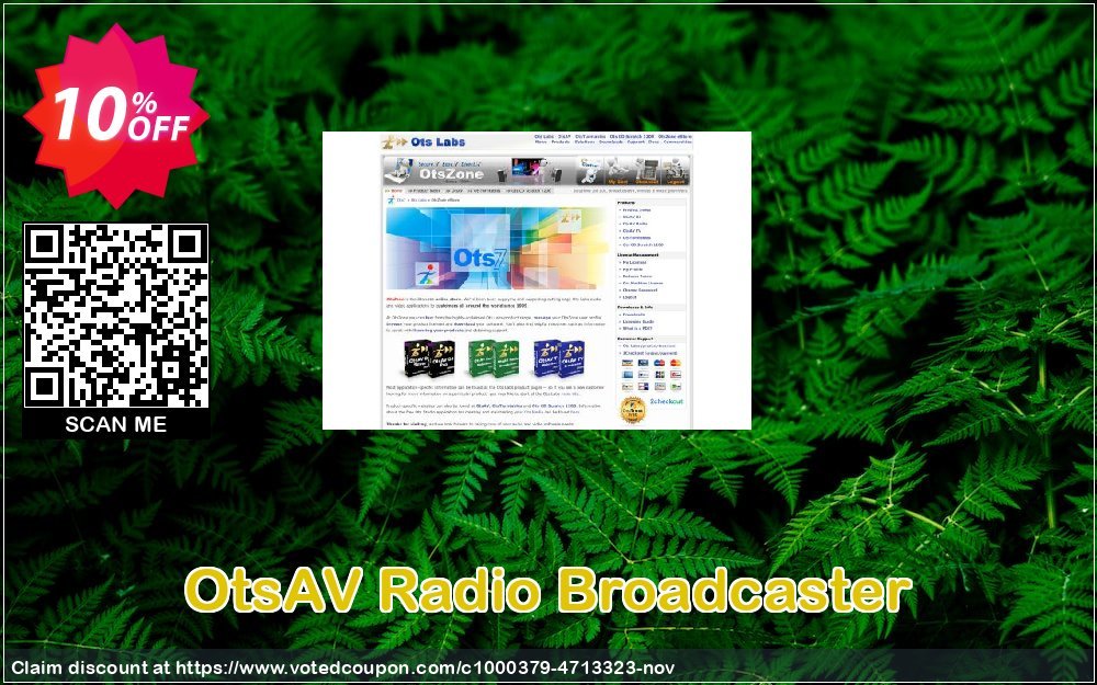 OtsAV Radio Broadcaster Coupon, discount OtsAV Radio Broadcaster fearsome promo code 2023. Promotion: fearsome promo code of OtsAV Radio Broadcaster 2023